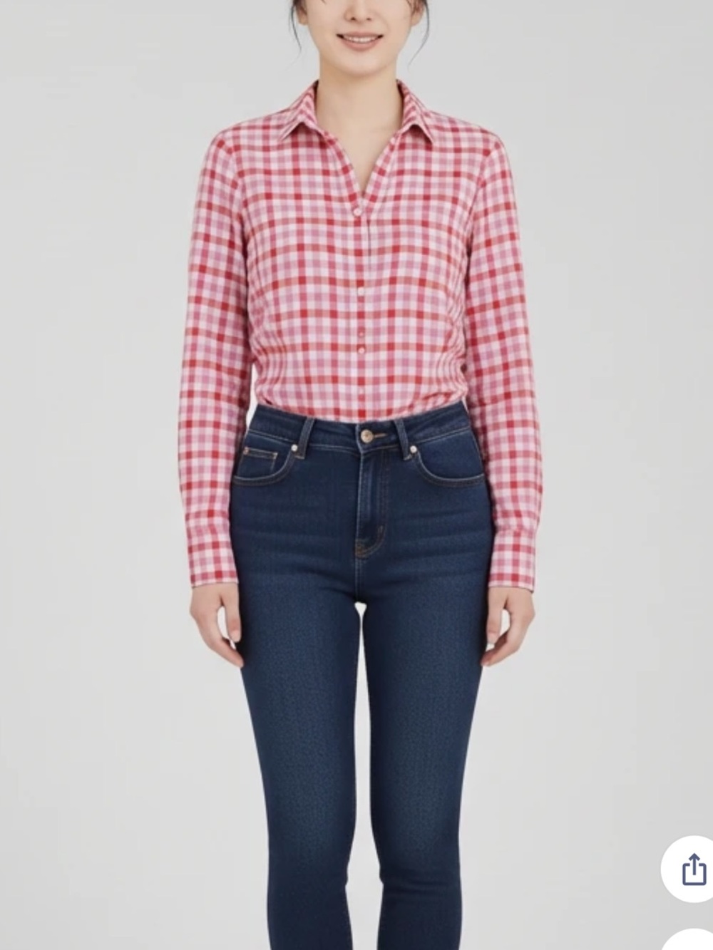 J crew button down plaid shirt